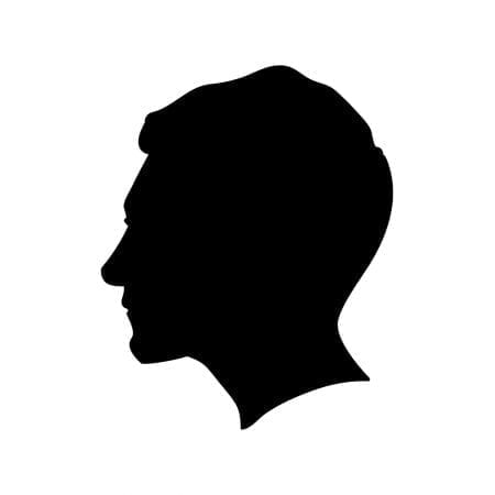 Male Silhouette – Vector Etch Laser Cutting