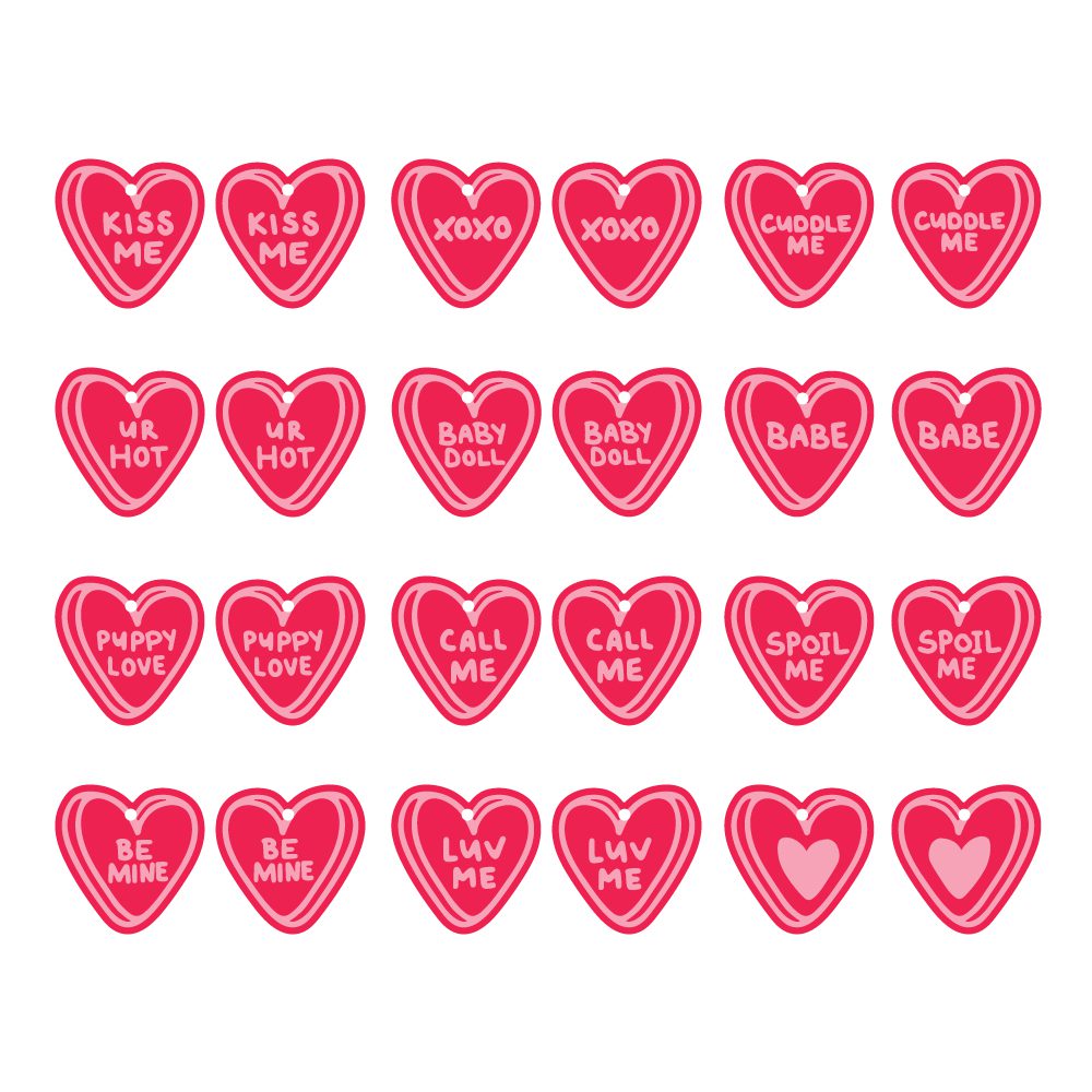 Sweet Tooth Fairy Red Jumbo Hearts Candy Shapes | Michaels